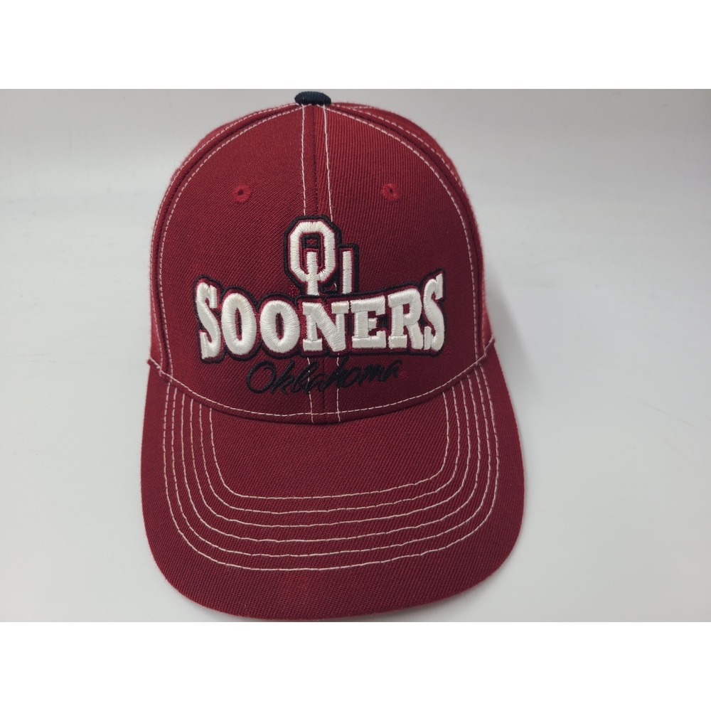 University of Oklahoma Sooners AT&T TOTW Adjustable Hat Cap Wool Blend NCAA Red